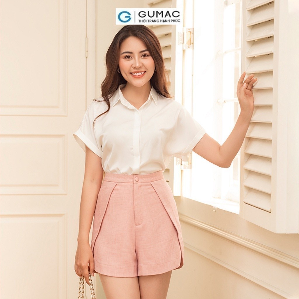 [20H 6.7 - 9.7 |Voucher 8-12%] Quần short đắp vạt thời trang GUMAC QD06065