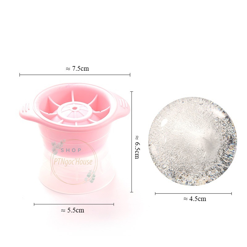 Khuôn Silicone Làm Đá Viên Hình Cầu Lớn