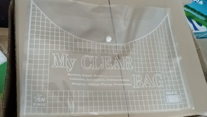 20 Túi My Clear Bag khổ FC ( A4 dày , size lớn)