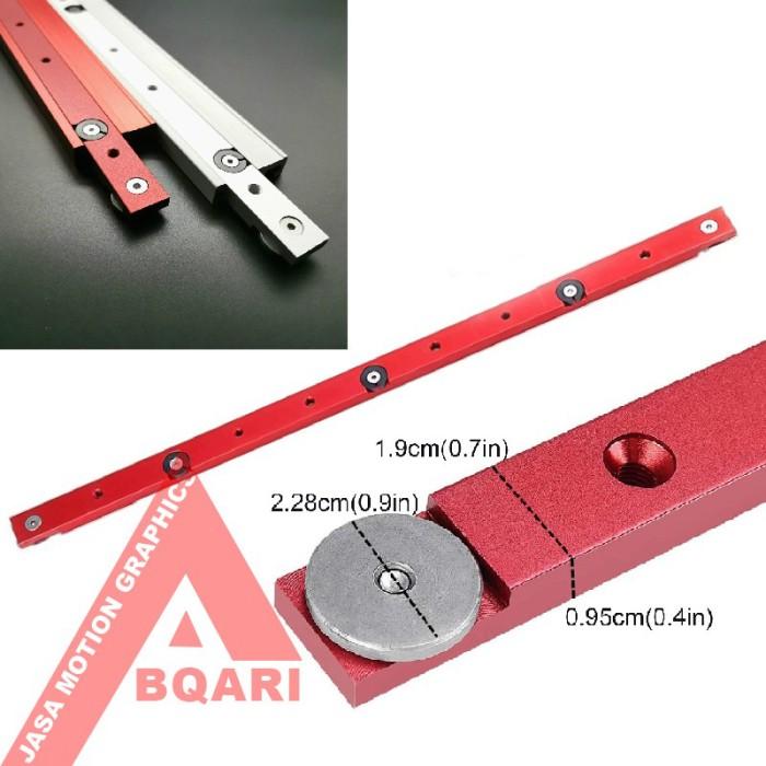 miter bar / mitre gauge / table saw runner / t track slider bar