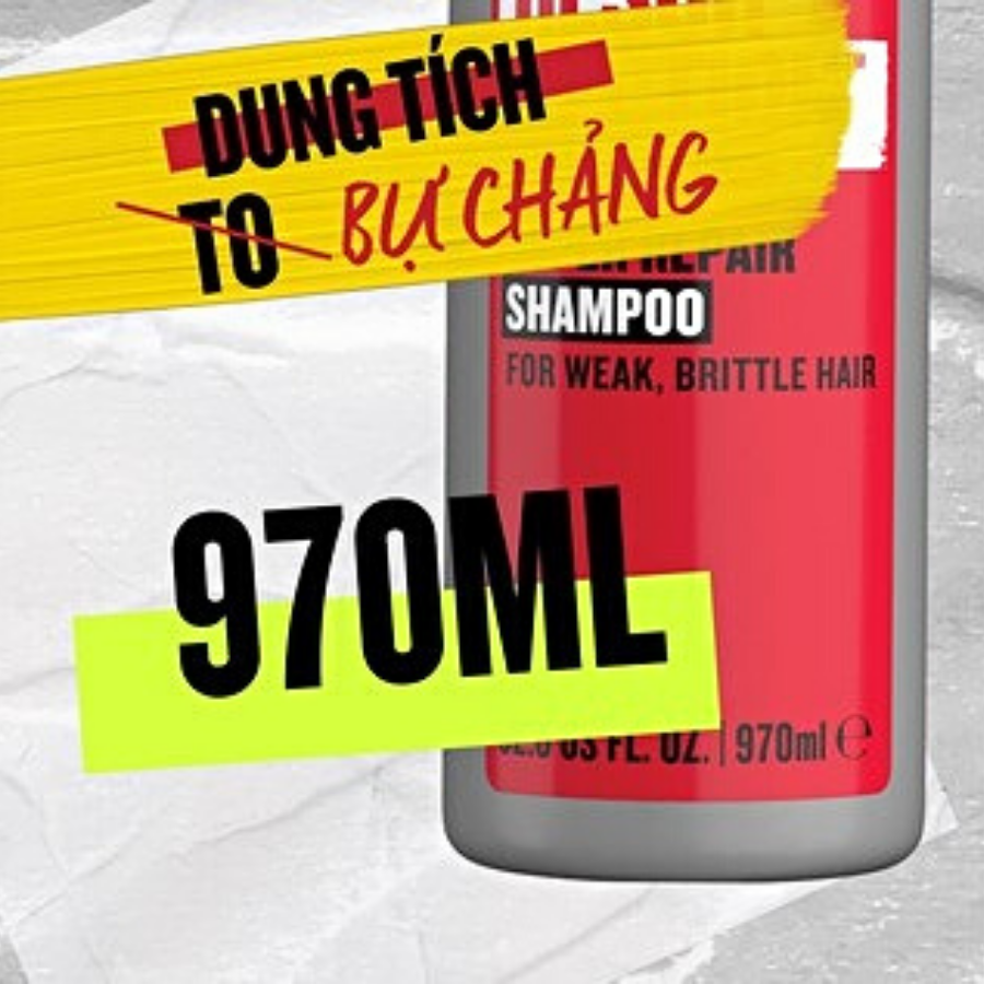 Bộ Dầu Gội Xả Tigi Đỏ Resurrection 970ml