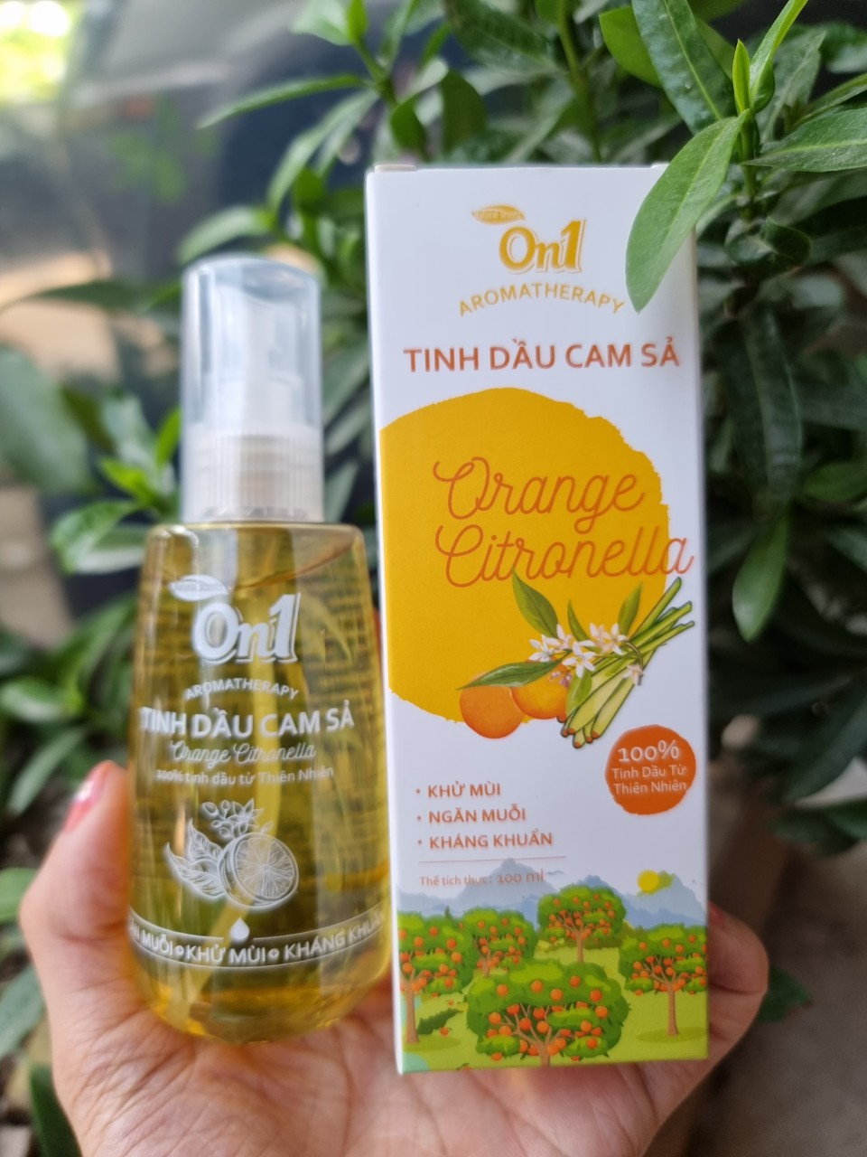 Tinh dầu sả, cam sả