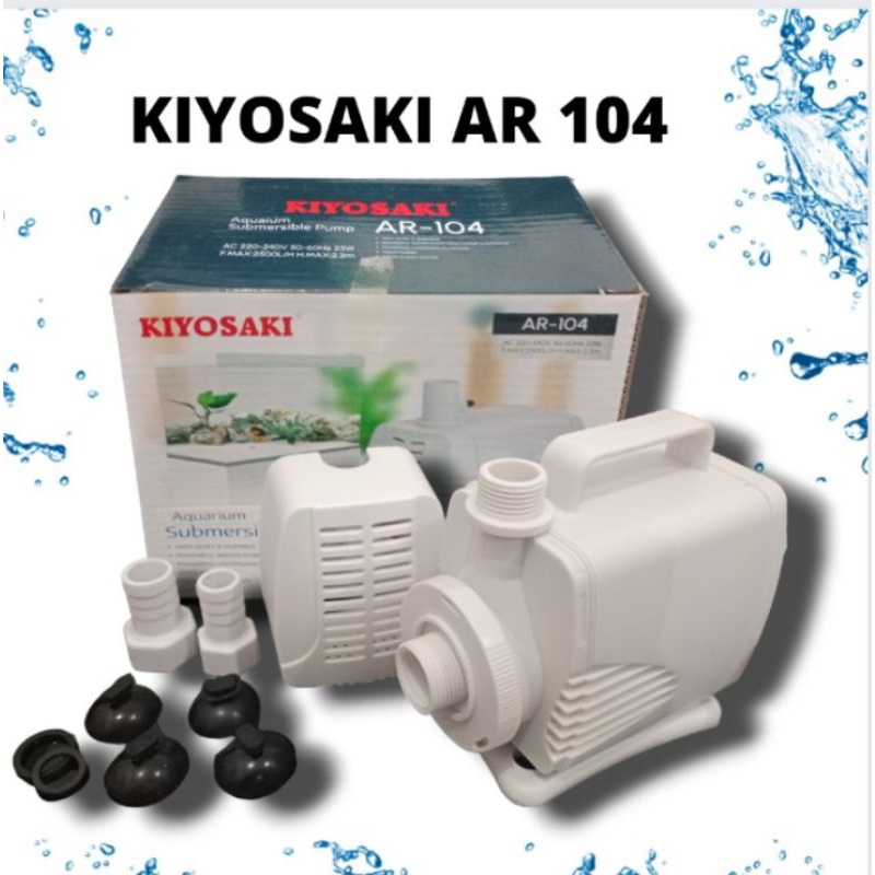 Pompa kolam Submersible Pump KIYOSAKI AR 104