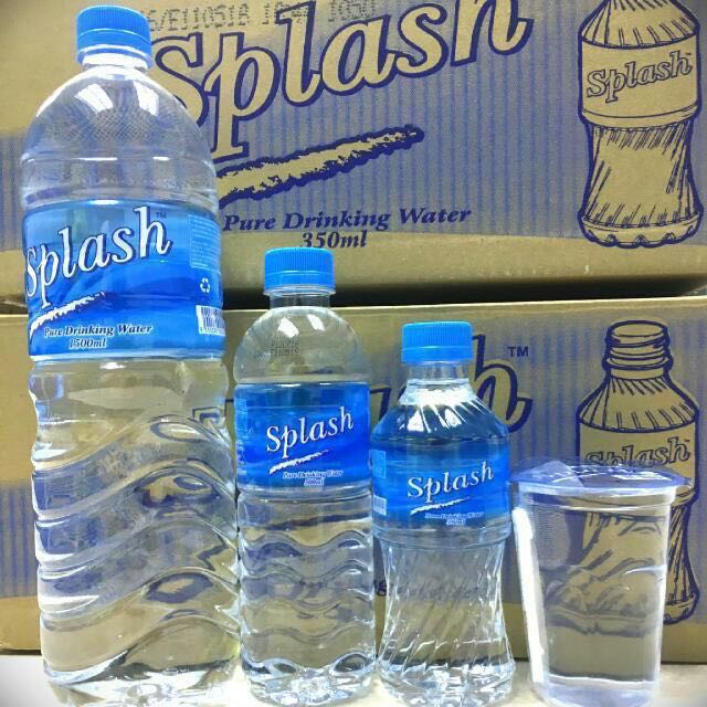 Splash Pure Drinking Water 230ml X 48 Cup With Straw Free Delivery Within 3 Working Days Lazada Singapore