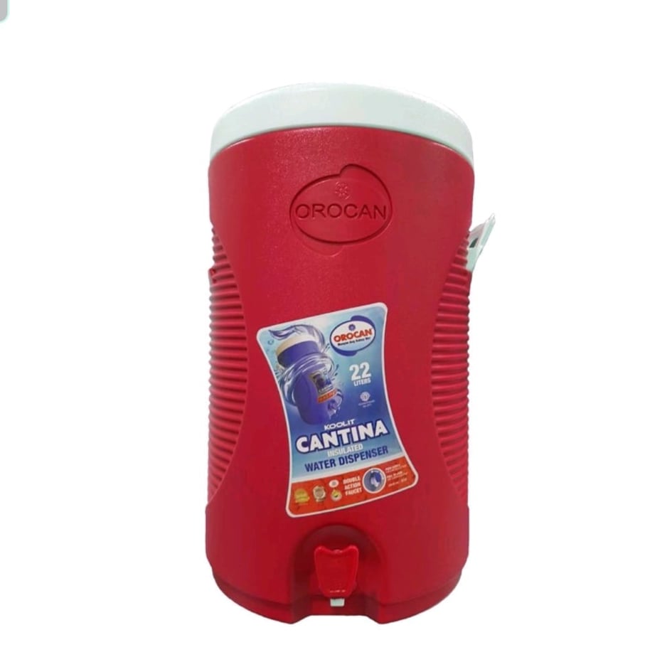 orocan 22 liters or 5 gallons water jug with cover and handle water jug