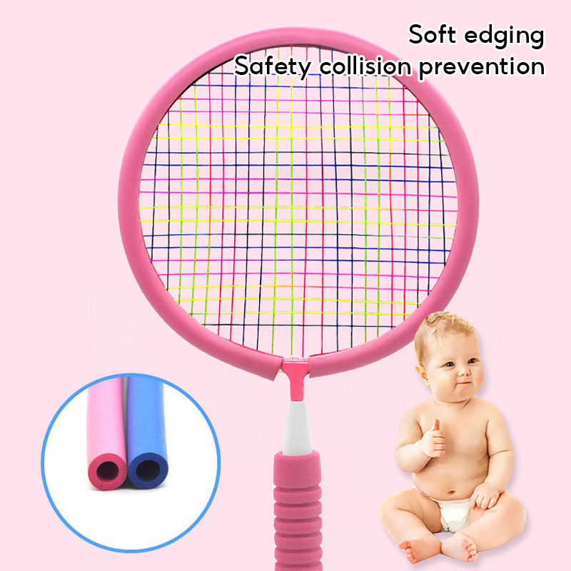 【HANZHAN】Badminton racket double racket set Badminton racket for beginners training High quality durable racket