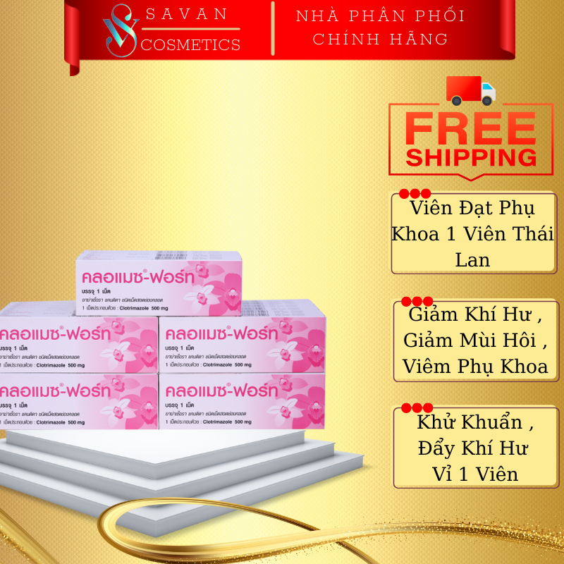 Viên Đặt Phụ Khoa Thái Lan Hộp 1 Viên ( Chính Hãng )