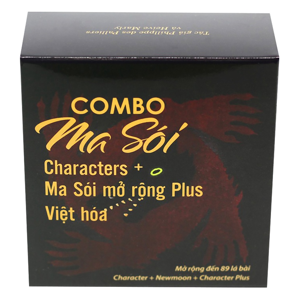 Thẻ bài Ma sói Character Việt Hóa Boardgame Hấp Dẫn