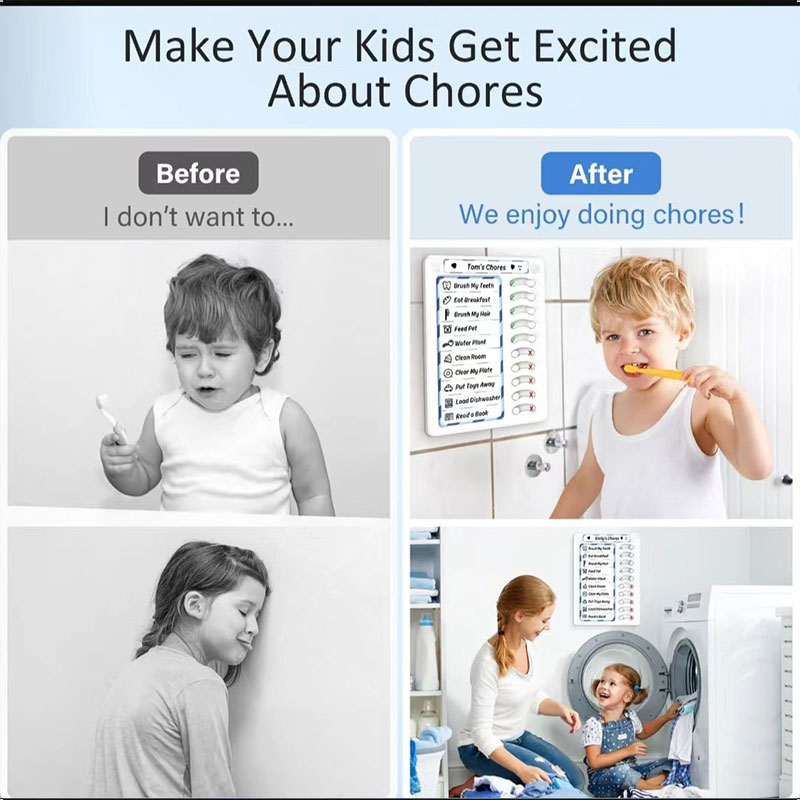 Writing board Children can wipe housework table can slide planning board