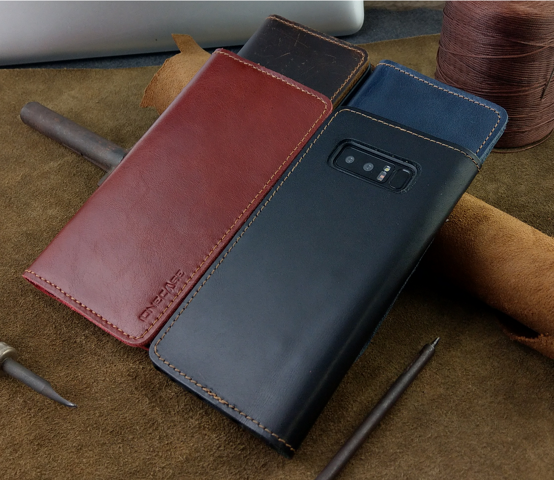 Bao Da Samsung Galaxy Note 8 Handmade Da Bò Thật