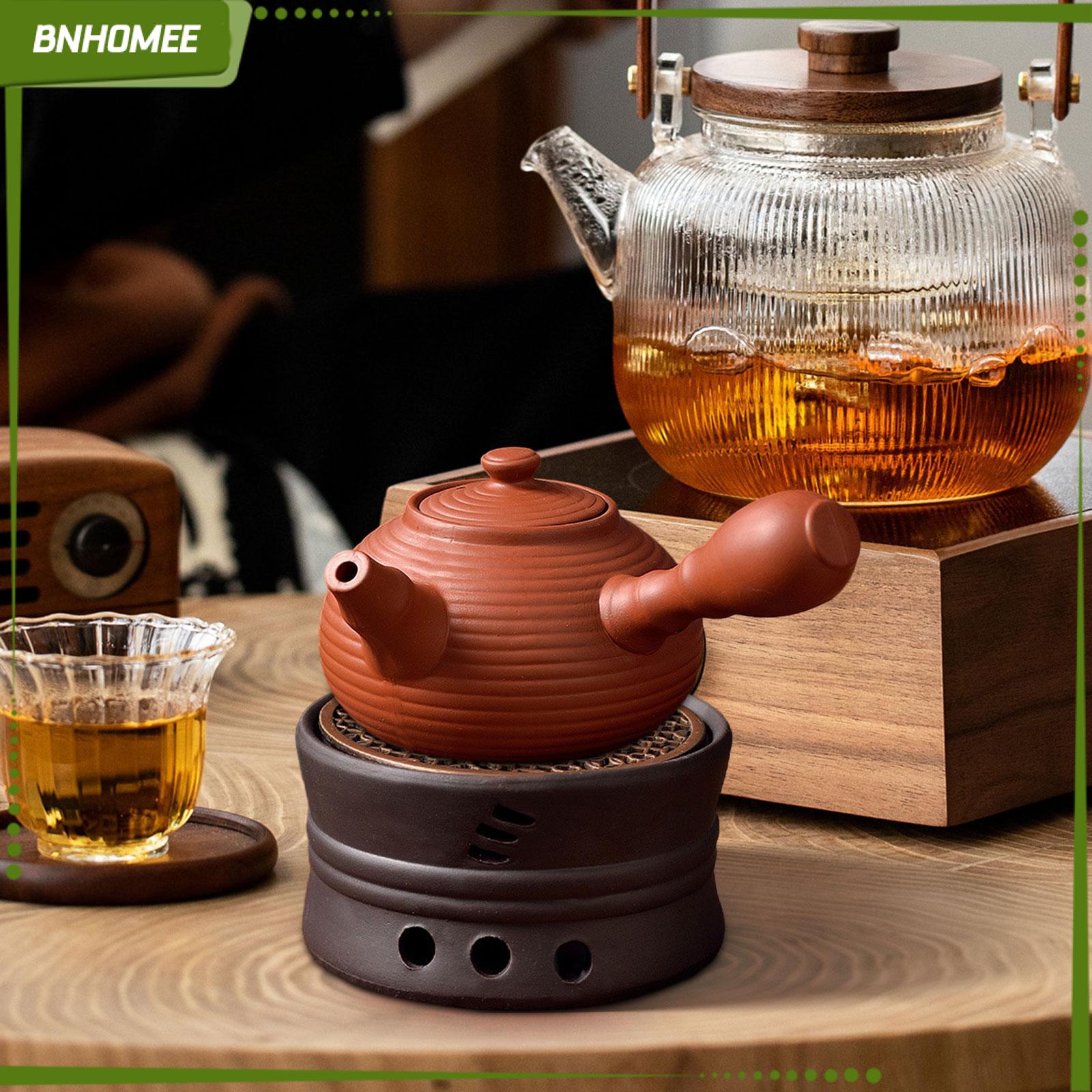 BNHOMEE Chinese Ceramic Teapot Loose Leaf Tea Pot Tea Warmer for Hiking Home Picnic