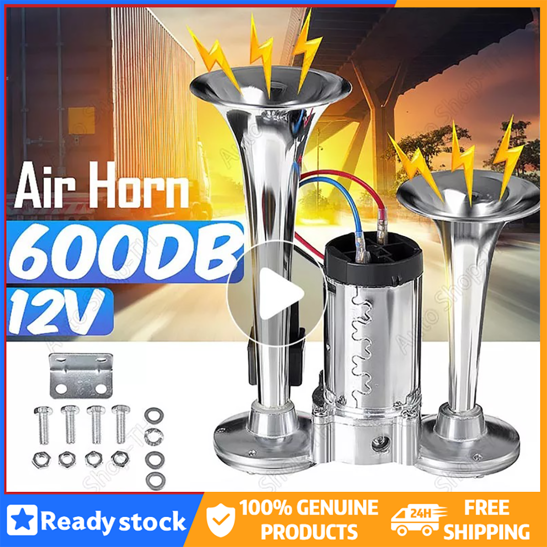 DC1224V electric horn Truck Air Horn 30W 300db Super Loud Air Horn