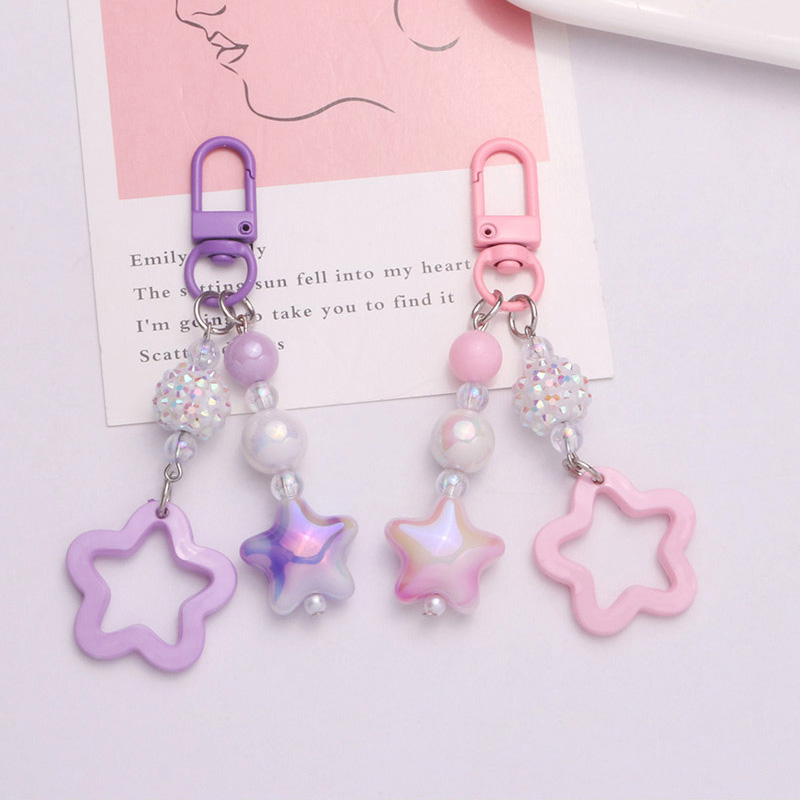 NEW%20%E3%80%90Innovative%20design%E3%80%91Star%20Pearl%20Keychain%20Chain%20Pendant%20Charm%20Keyring%20Car%20Key%20Chain%20Decor%20Headphone%20Bags%20Car%20Decoration%20For%20Girls%20-%20Image%207
