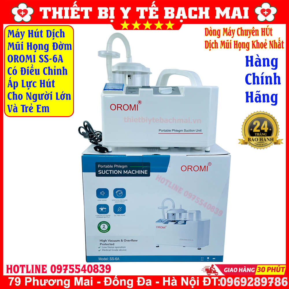 Máy Hút Dịch 1 Bình LUCASS SS-6A Công Nghệ MỸ