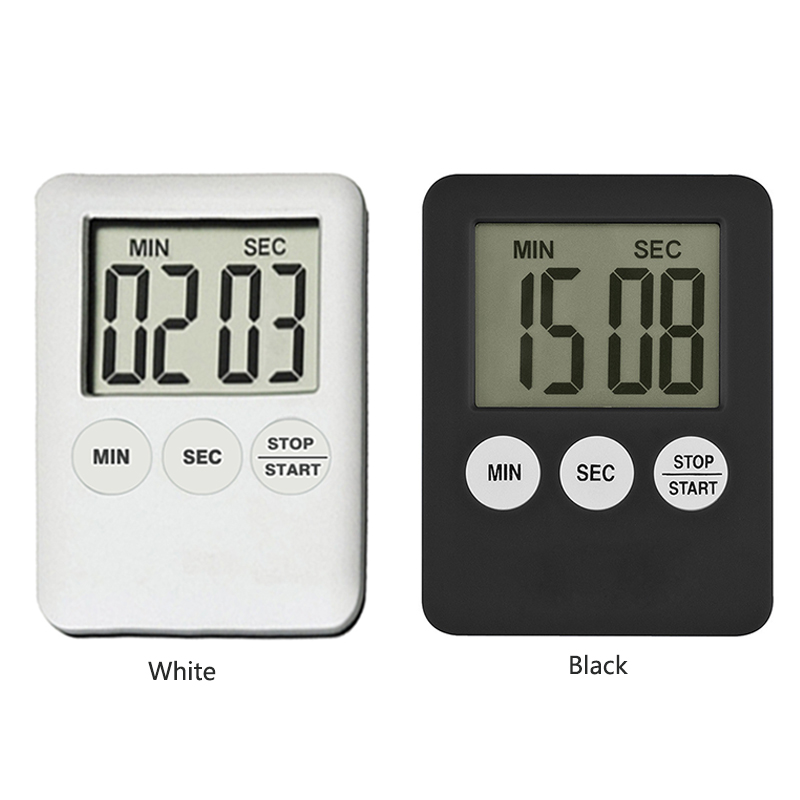 Rectangle LCD Mins Digitale Kitchen Timer Timer Clock Time Counter ...