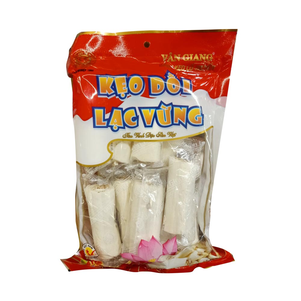 Kẹo dồi lạc vừng - kẹo kéo -250g/gói - đồ ăn vặt - bánh kẹo ăn vặt