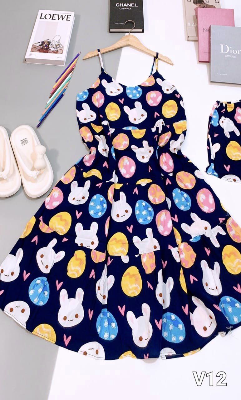 ĐẦM TOLE DÂY KÈM QUẦN (M-XL)
