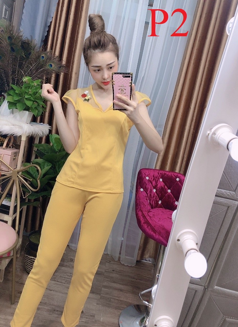 ĐỒ BỘ NỮ THUN CÁT HÀN MẶC NHÀ SIZE 40-70KG