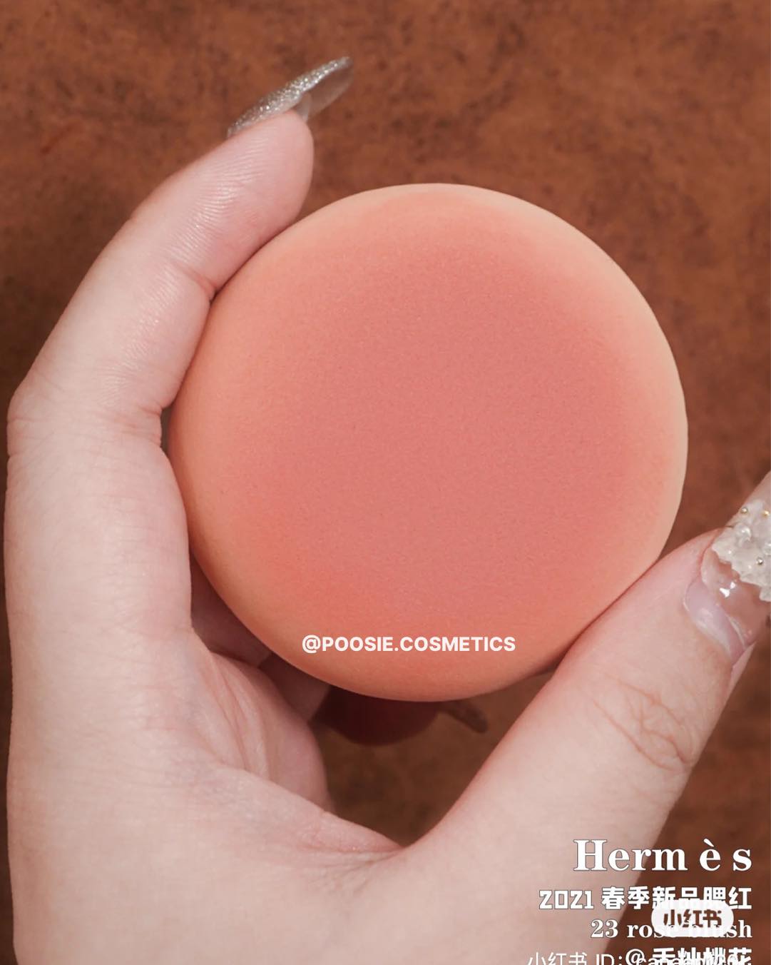 Phấn Má Hồng Rose Hermes Silky Blush Powder