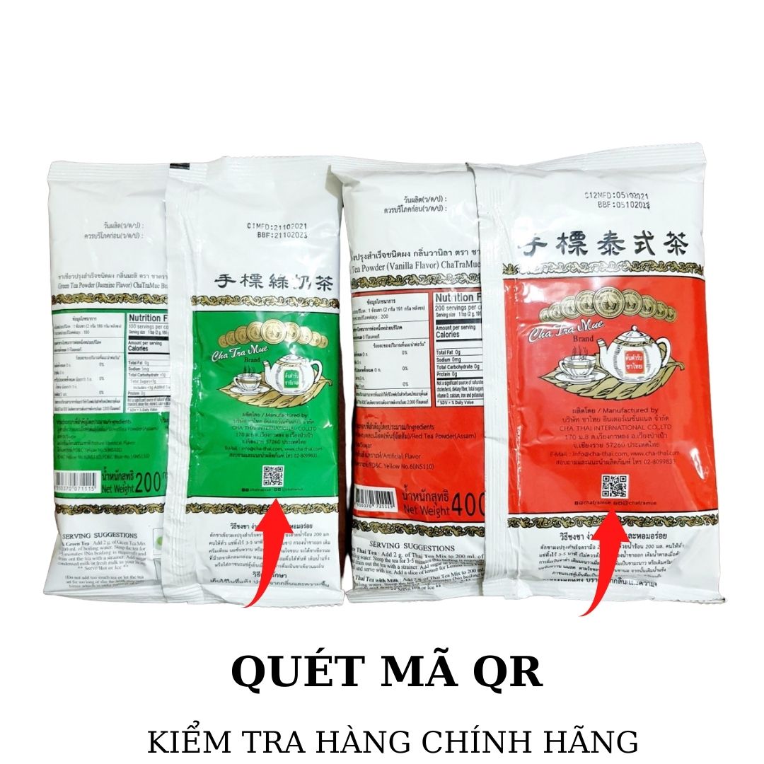 Trà Thái đỏ 400g pha trà sữa