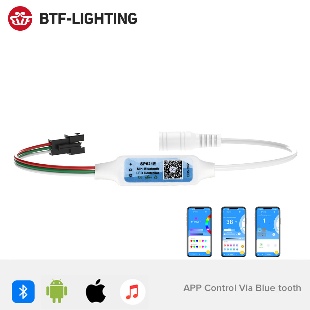 Mini%20Ws2812b%20Ws2811%20Controller%20For%20Pixel%20Led%20Strip%20Usb%203%204%20Key%20Ws2812%20Led%20Strip%20Sp621e%20Music%20Bluetooth%20App%20Dc5v-24v%20-%20Image%207