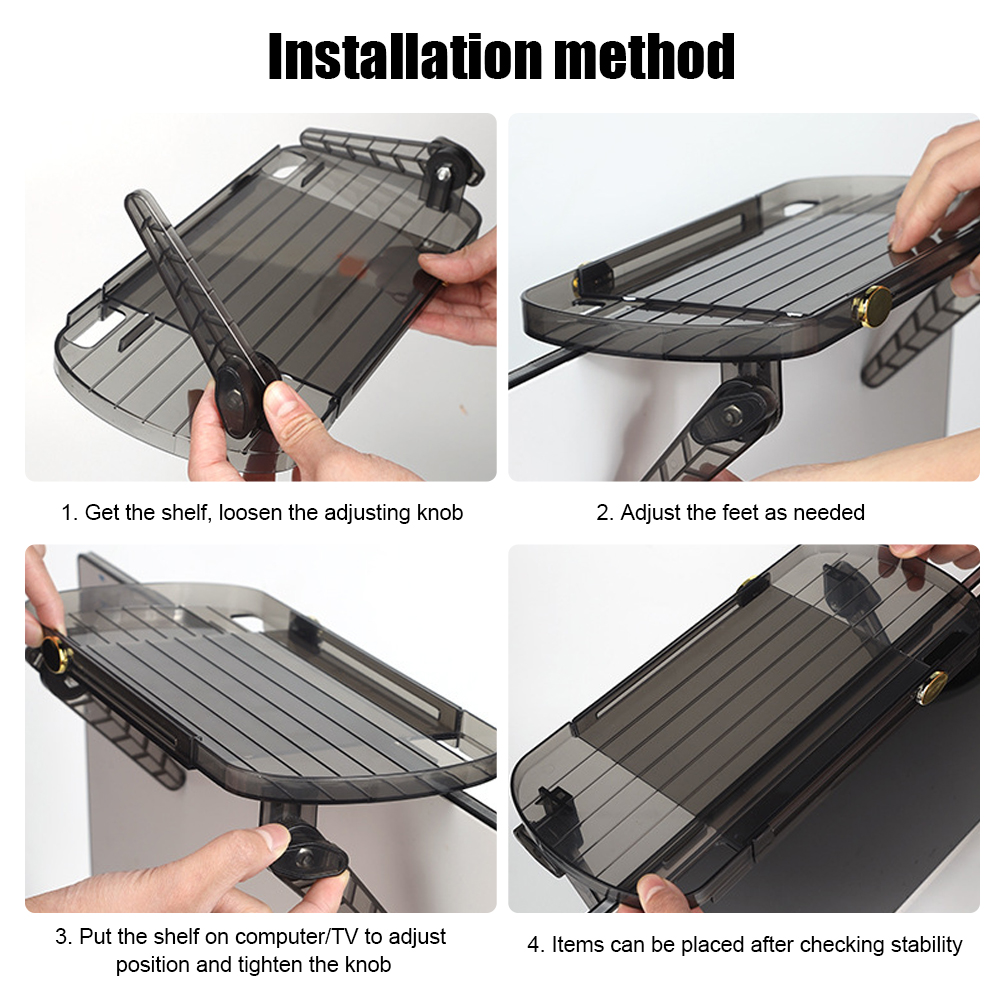 Screen Rack Shelf Stand Tv Screen Shelf Rack Telescopic Computer Desk Display Stand Tv Rack ...