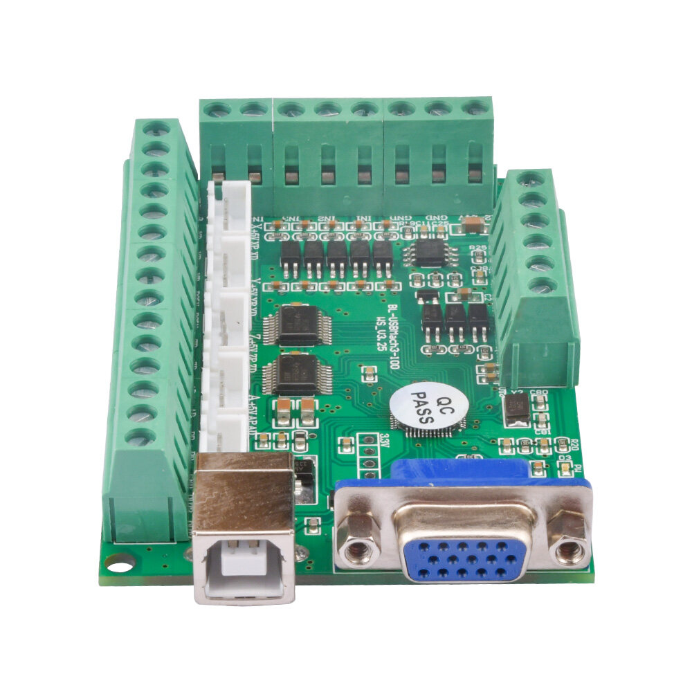 diymore slope MACH3 Interface Board USB Interface Board Engraving Machine Cnc Motion Control Card 5-axis Interface