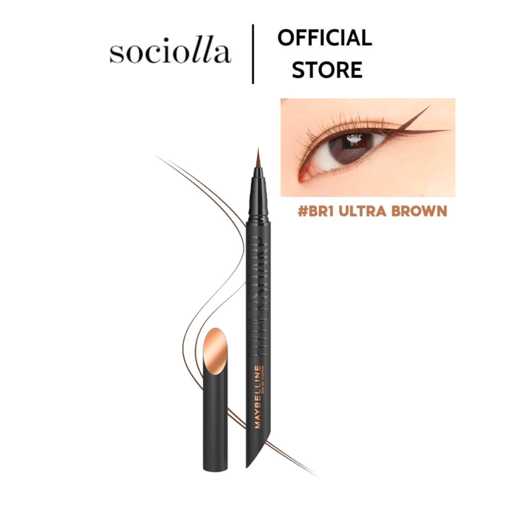 Maybelline kẻ mắt hyper sharp liner extreme không lem trôi