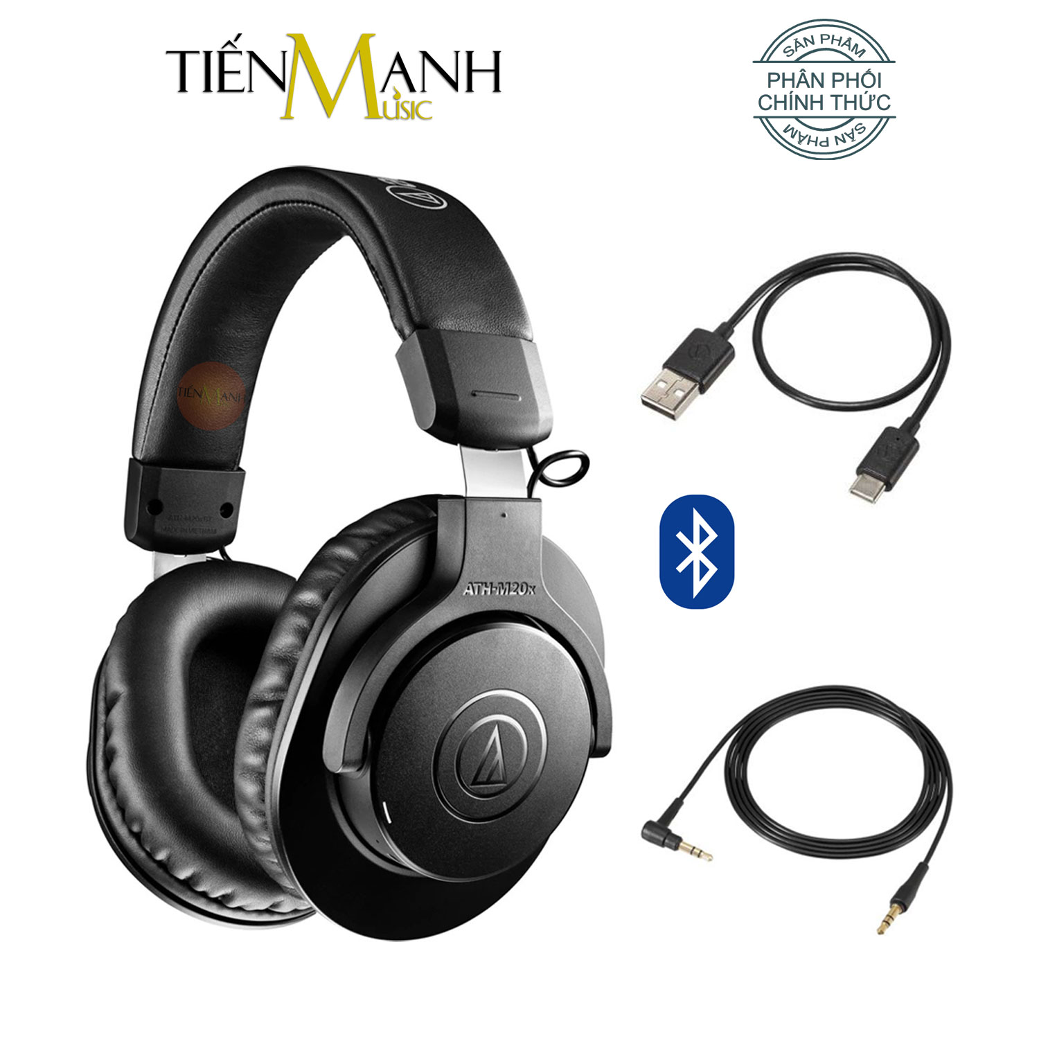 Tai nghe không dây audio technica ath-m20xbt wireless headphones ath m20xbt