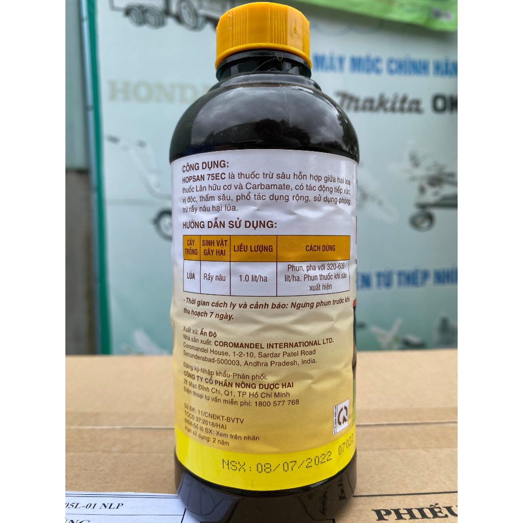 Thuốc trị rầy nâu Hopsan 75EC