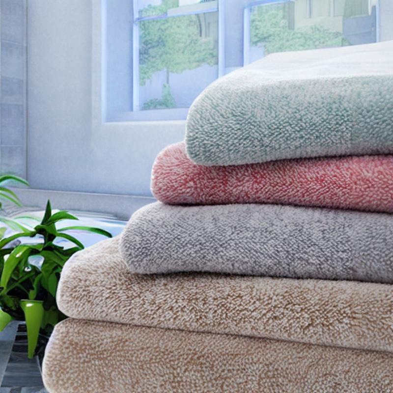 Khăn tắm Poêmy ST KT(70x140cm) - Trơn không sọc
