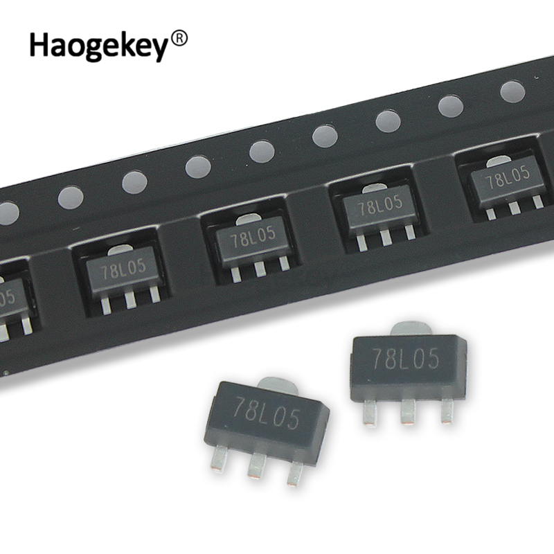 50pcs/lot 78L05 SOT-89 Voltage Regulator 0.1A 5V Transistors