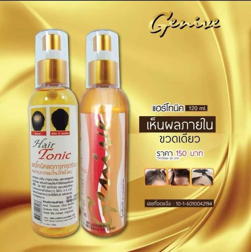 Chai xit kích mọc tóc Genive Hair Tonic Thái Lan