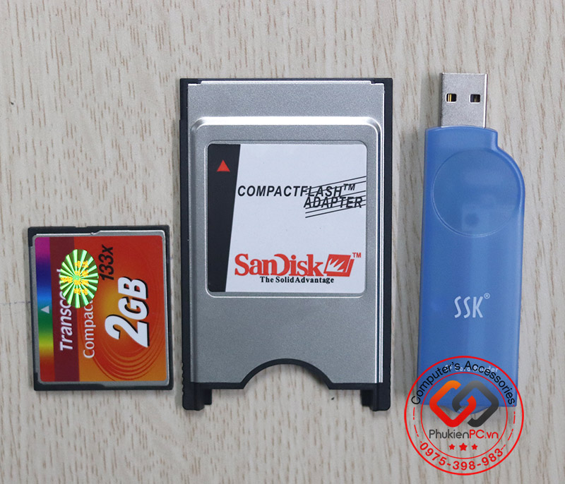 Thẻ nhớ Compactflash 2GB Transcend 133x chuyên dùng cho máy CNC