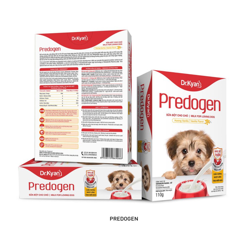 Sữa bột cho chó dr.kyan predogen 110g