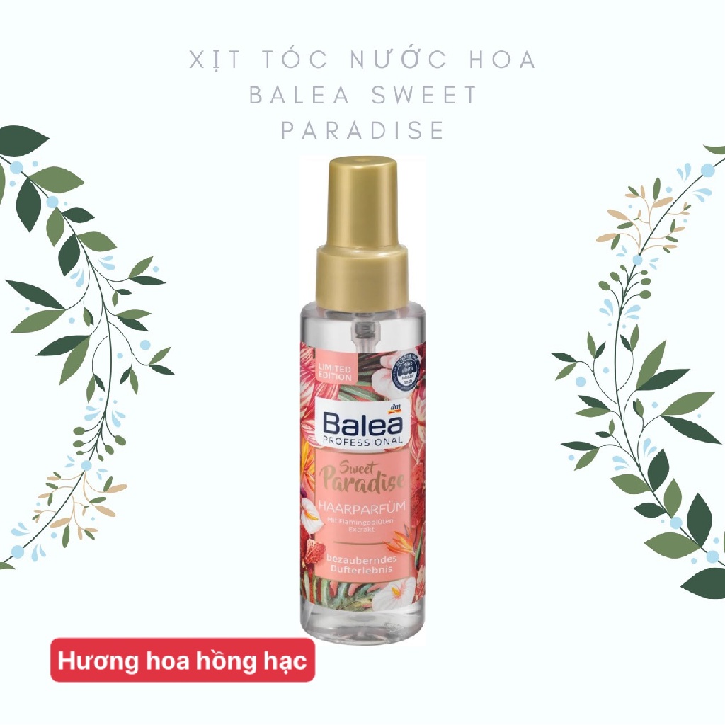 Xịt Tóc Nước Hoa B.a.l.e.a Sweet P.a.r.a.d.i.se 100ml