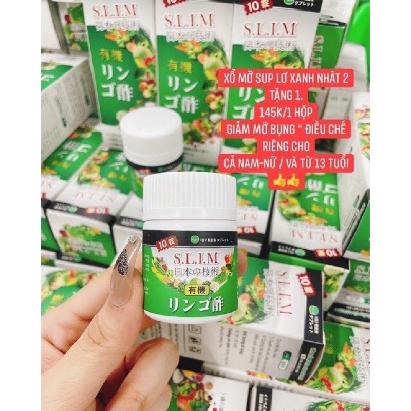 Viên xổ mỡ súp lơ xanh - xổ mỡ vành ruột loại mới( hộp 10viên )