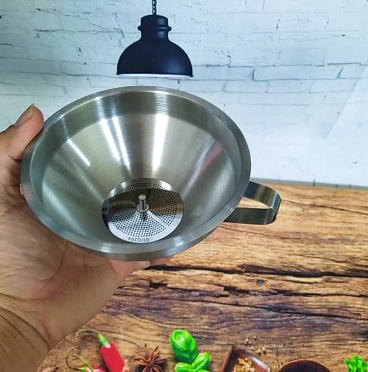 Phễu inox 304 có lưới lọc tháo rời cao cấp