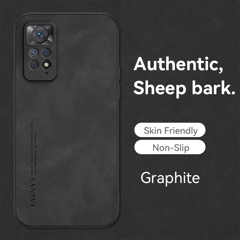 For xiaomi redmi note 11 pro 4g case redmi note 11 pro 5g tpu soft shockproof matte phone casing leather texture cover
