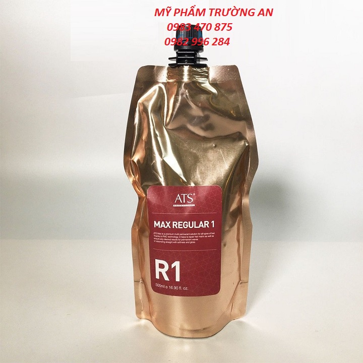 [Hàng cho Salon] KEM uốn ATS 500ml số 1 số 2 cho tóc Khỏe - Thường - Yếu