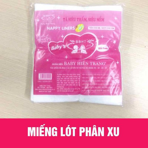 [Hoàn tiền 6%]6 Gói lót phân su tặng 1 khăn yếm