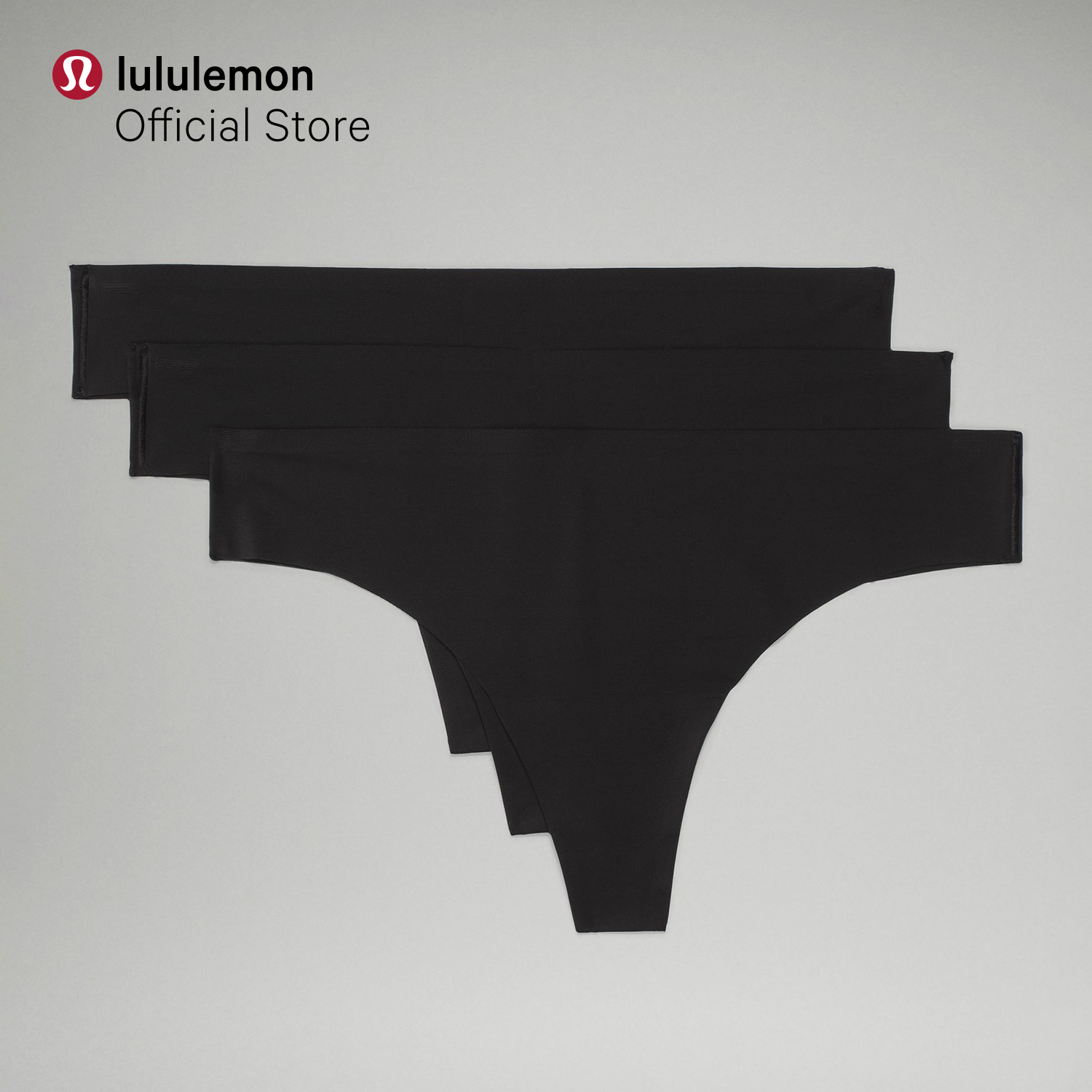 lululemon Women's InvisiWear Mid-Rise Thong Underwear (3 Pack)