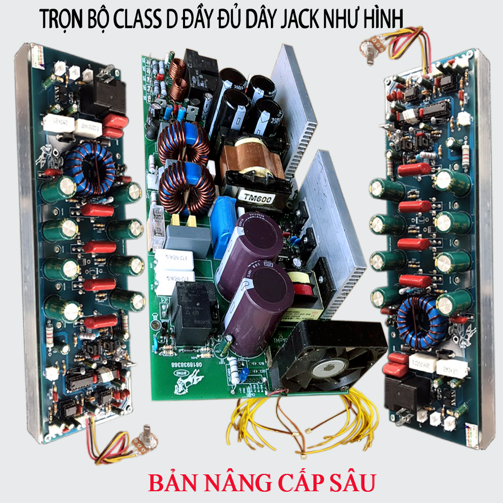 TRỌN BỘ MẠCH CLASS D 8 MOSFET PA 6000