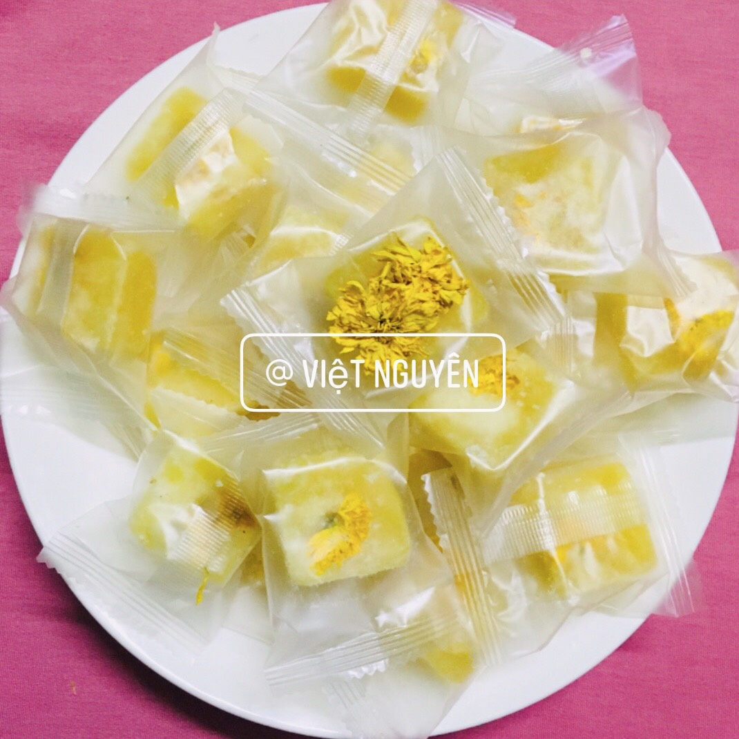 trà hoa cúc đường phèn mật ong 500g