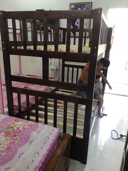 Giường Tầng Unit Có Hộc Kéo (1m2)