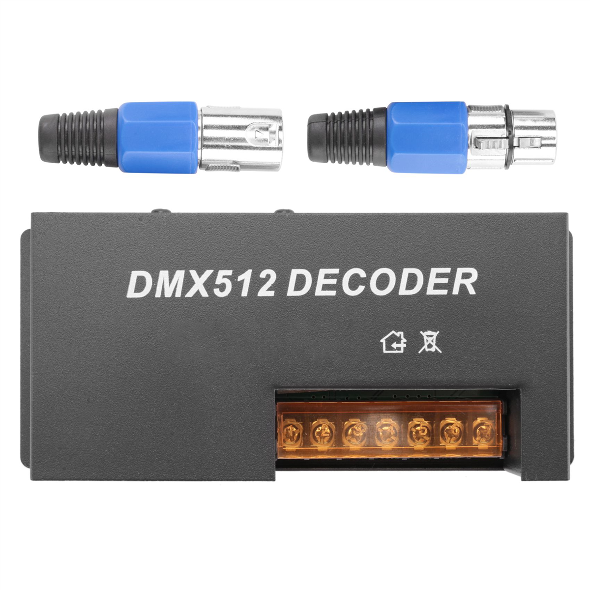 4 Channel DMX Decoder RGBW PWM DMX512 Dimmer Driver RGBW LED Strip Light Controller Input 12V-24V DC