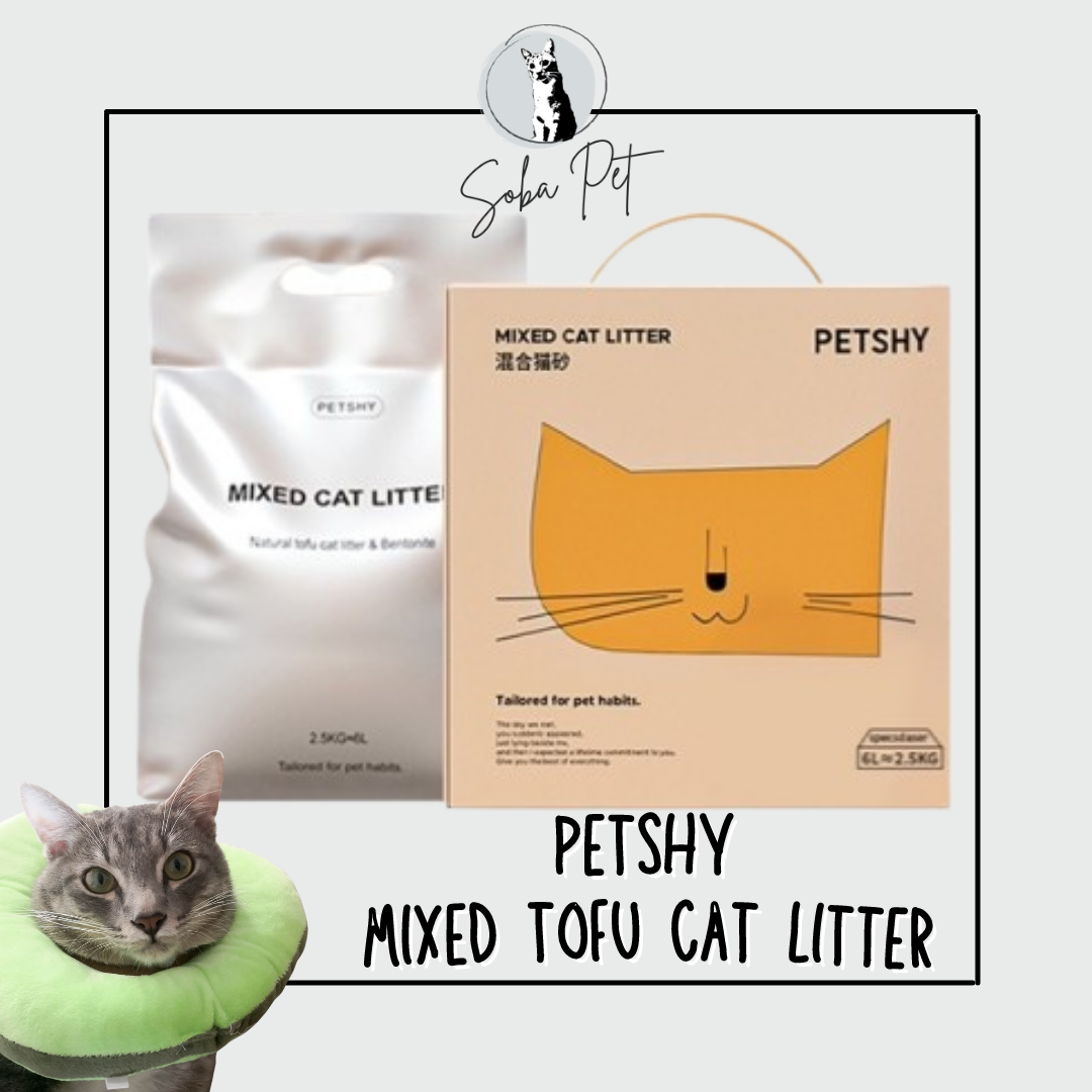 Petshy Mixed Tofu Cat Litter Pet Litter Sand Bentonite Low Dust 6L 2
