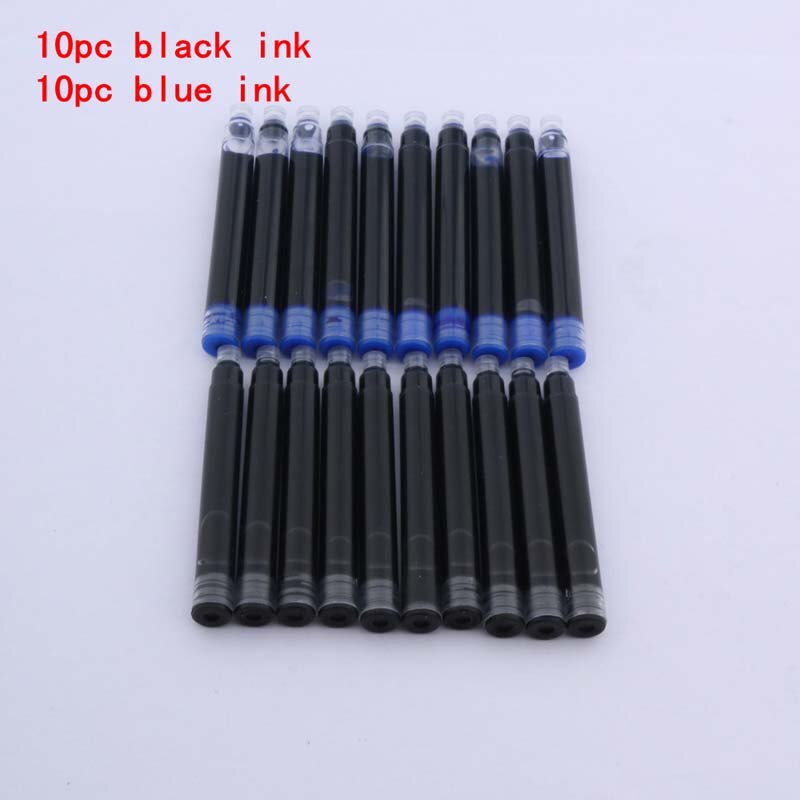 Metal Fountain Pen Brass Pocket Pens Spin EF/F Nib Business Office School Supplies Writing Kawaii Ink Pen