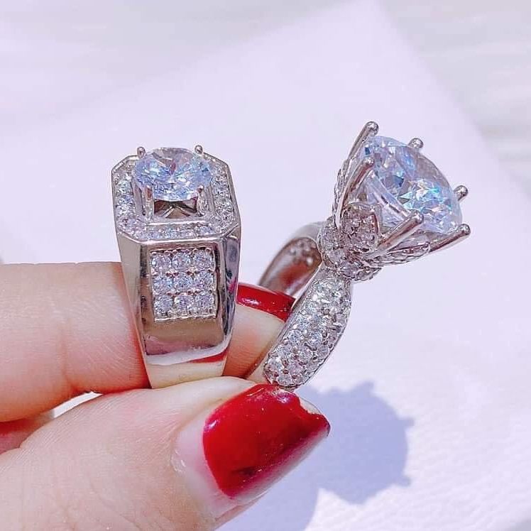 [HCM]Nhẫn nữ vàng non, nhẫn mạ vàng 24k vàng 18k đính pha lê cao cấp ngũ sắc thiết kế sang trọng nhẫn đẹp Trang Sức Gami VN05091906 - đeo đi tiệc đi chơi làm công sở cực sang chảnh và quý phái