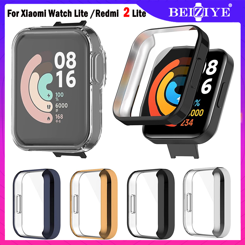 Cho Xiaomi Redmi Watch 2 Lite Soft Protector Case Vỏ bảo vệ màn hình Vỏ cho đồng hồ Xiaomi Mi Watch Lite Phụ kiện